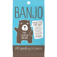 The Carob Kitchen Banjo Bear Milk 8 Pack 120g