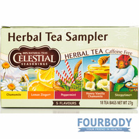 Celestial Tea Herbal Tea Sampler 18 tea bags