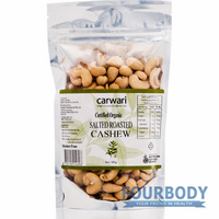 Carwari Organic Salted Roasted Cashew 200g
