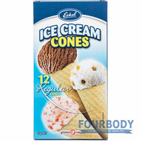 Eskal Ice Cream Cones 12pk 45g