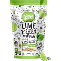 Human Bean Co Faba Beans Lime & Black Pepper 150g