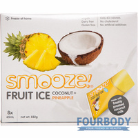Smooze Fruit Ice Coconut & Pineapple 8 x 65ml