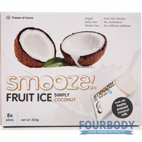 Smooze Fruit Ice Simply Coconut 8 x 65ml