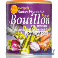 Marigold Health Foods Bouillon Reduced Salt Purple 150g