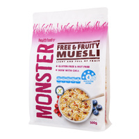 Monster Muesli Free & Fruity 500g