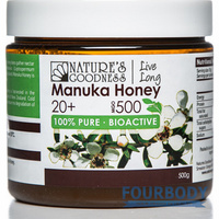 Natures Goodness Manuka Honey 20+ 500g