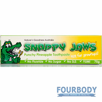 Natures Goodness Snappy Jaws Toothpaste Pineapple 75g