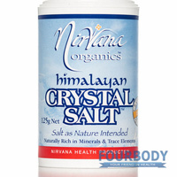 Nirvana Himalayan Crystal Salt Fine Shaker 125g