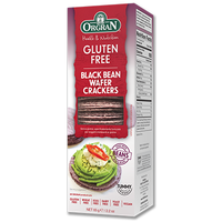 Orgran Black Bean Wafer Crackers 65g