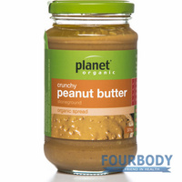 Planet Organic Peanut Butter Crunchy 375g