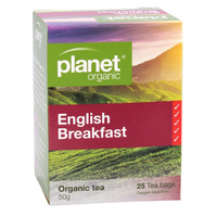 Planet Organic English Breakfast 25s Tea Bags