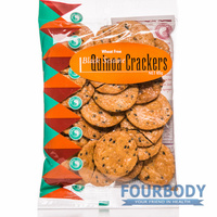 Spiral Foods Black Sesame Quinoa Crackers 65g