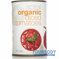 Spiral Foods Diced Tomatoes 400g