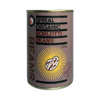 Spiral Foods Organic Borlotti Beans 400g