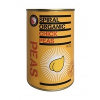 Spiral Foods Organic Chick Peas 400g