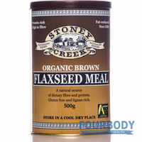Stoney Creek Organic Flax Meal Brown 500g