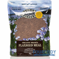 Stoney Creek Organic Flaxseed Meal Brown 1kg