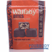 Wallaby Bites Dark Chocolate Fruit & Nut 150g