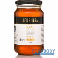 Berringa Raw Organic Eucalyptus Honey 500g