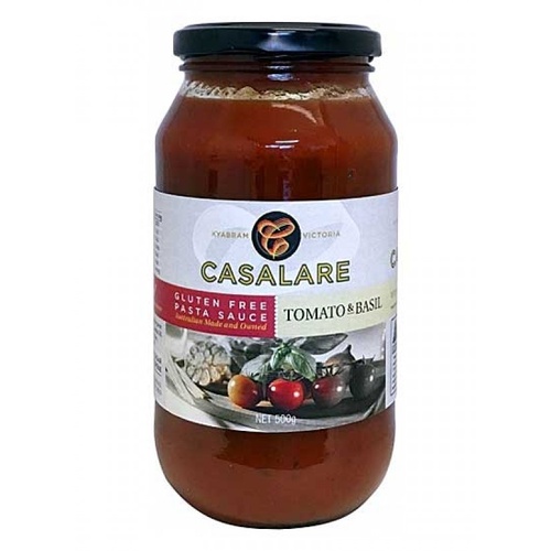 Casalare Tomato & Basil Pasta Sauce 500g