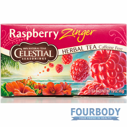 Celestial Tea Raspberry Zinger 40g 20 tea bags