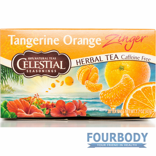 Celestial Tea Tangerine Orange Zinger 47g 20 tea bags