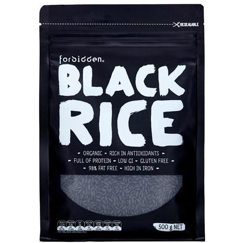 Forbidden Foods Organic Black Rice 500g