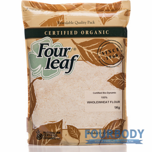 Four Leaf 100% Wholewheat Flour 1kg