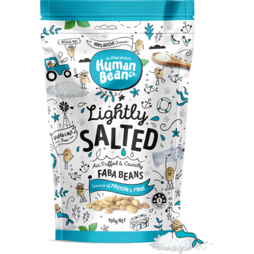 Human Bean Co Faba Beans Lightly Salted 150g