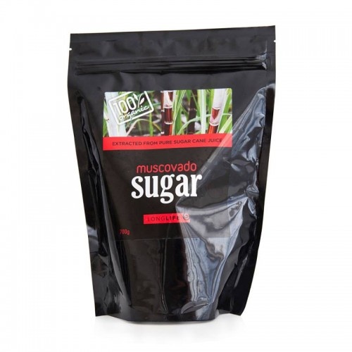 LongLife Health Muscovado Sugar Pouch 700g