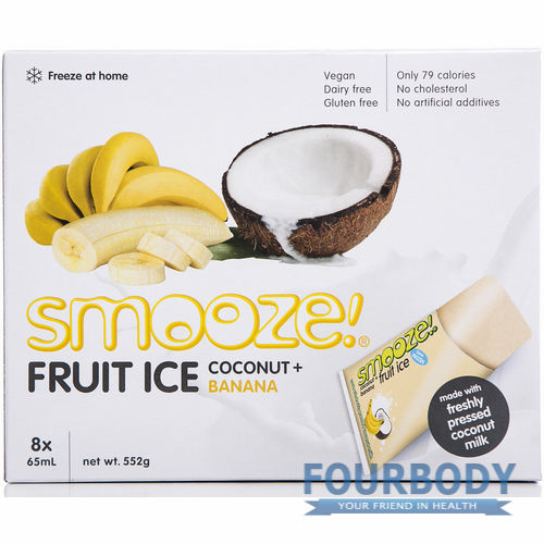 Smooze Fruit Ice Coconut & Banana 8 x 65ml