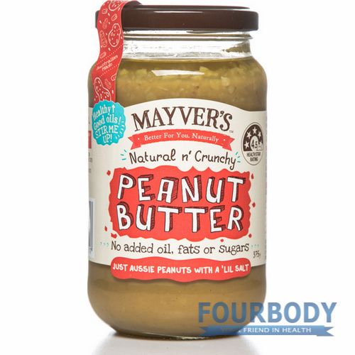 Mayver's Peanut Butter Crunchy 375g
