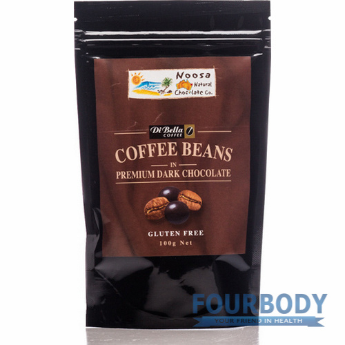 Noosa Natural Chocolate Co. Coffee Beans in Dark Choc 100g