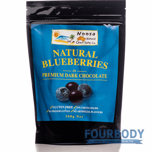 Noosa Natural Chocolate Co. Blueberries in Dark Choc 300g