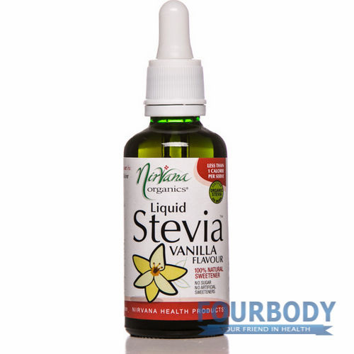Nirvana Organics Stevia Liquid Vanilla 50ml
