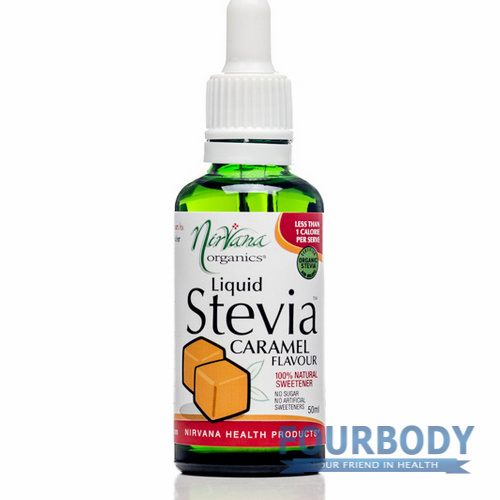 Nirvana Organics Stevia Liquid Caramel 50ml