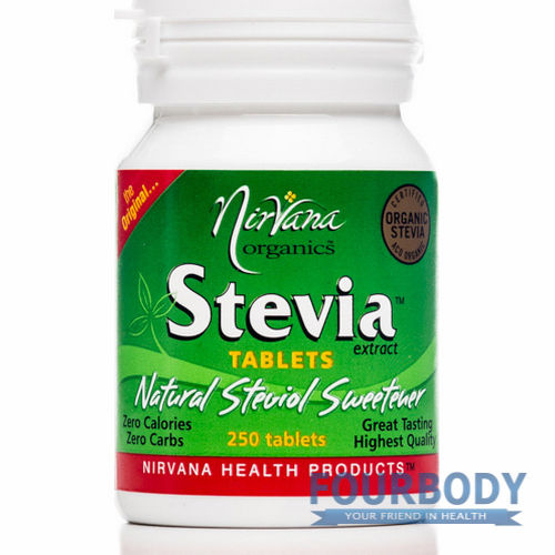 Nirvana Organics Stevia Tablets 250 tabs
