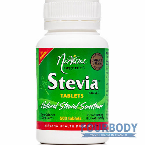 Nirvana Organics Stevia Tablets 500 tabs