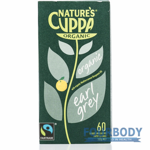 Nature's Cuppa Earl Grey Tea 132g 60 tea bags