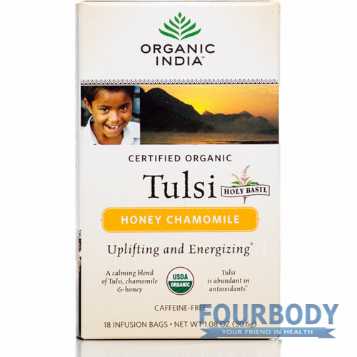 Organic India Tulsi Honey Chamomile Tea 18 tea bags