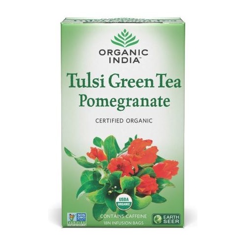 Organic India Tulsi Tea Pomegranate 18s Tea Bags