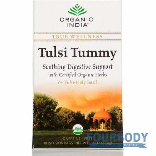 Organic India Wellness Tea Tulsi Tummy 18 tea bags