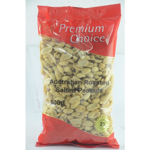 Premium Choice Peanuts Roasted Salted 500g