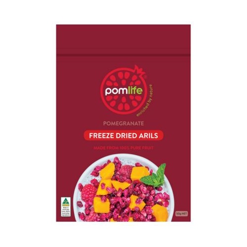 PomLife Freeze Dried Pomegranate Arils 50g
