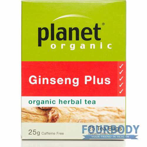 Planet Organic Ginseng Plus 25 tea bags