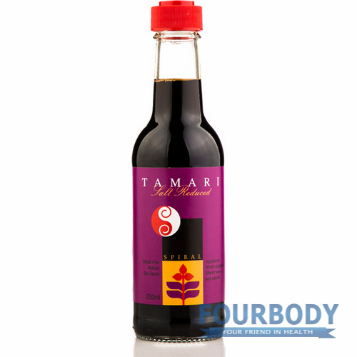 Spiral Foods Tamari Salt Reduced 250ml
