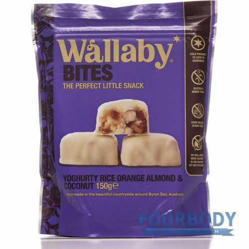 Wallaby Bites Yoghurty Orange Almond Coconut 150g