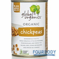 Global Organics Chick Peas Organic 400g