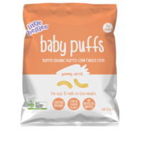 Little Bellies Baby Puffs Carrot 12g