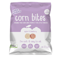 Little Bellies Corn Bites Apple + Blueberry 15g